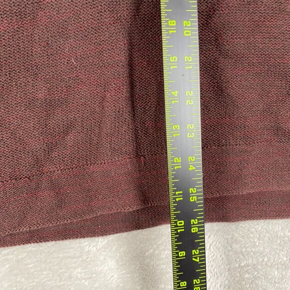 Columbia Men's Sweater XXL Brown 1/4 Zip Knit Pullover 100% Cotton - Picture 3 of 12